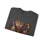 Clarinet Oboe Owl Crewneck Sweatshirt — “Oboe Not Clarinet” Vintage Music Teacher Gift