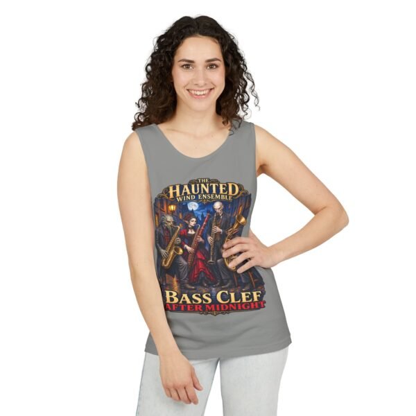 Haunted Wind Ensemble "Bass Clef After Midnight" Tank Top