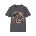 Craterline Service Dept. T-Shirt — Vintage Space Raccoon Mechanic Tee