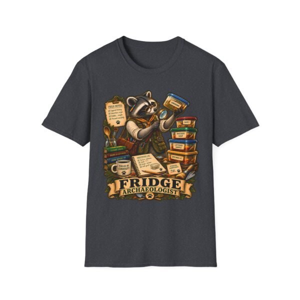 Fridge Archaeologist T-Shirt — Cute Raccoon Foodie Kitchen Tee
