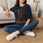 Bari-Sax Jazz T-Shirt — Vintage Haunted Jazzman Graphic Tee
