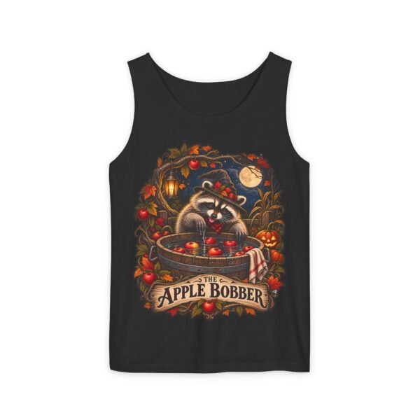 Tank Top — The Apple Bobber Raccoon Halloween Orchard Graphic