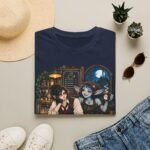 Graveyard Shift Besties T-Shirt — Cute Gothic Coffee Shop Goth Tee