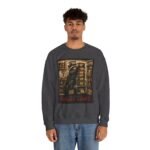 Night Shift Crewneck Sweatshirt — Vintage Bear Night Worker Graphic