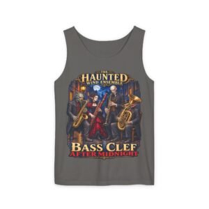 Haunted Wind Ensemble "Bass Clef After Midnight" Tank Top
