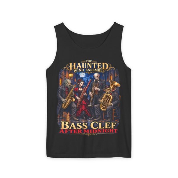 Haunted Wind Ensemble "Bass Clef After Midnight" Tank Top