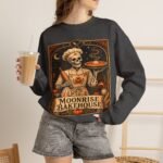 Moonrise Bakehouse Sweatshirt — Halloween Skeleton Baker Pullover