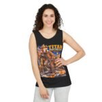 Titan Graveyard Crew Tank Top — Construction Fox Graphic Worksite Tee