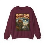 Birdwatching Crewneck Sweatshirt — “The Sighting Wasn’t in the Guide” Vintage Nature Graphic