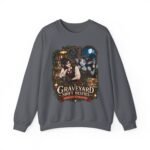 Graveyard Shift Besties Crewneck Sweatshirt — Cute Goth Friendship Graphic
