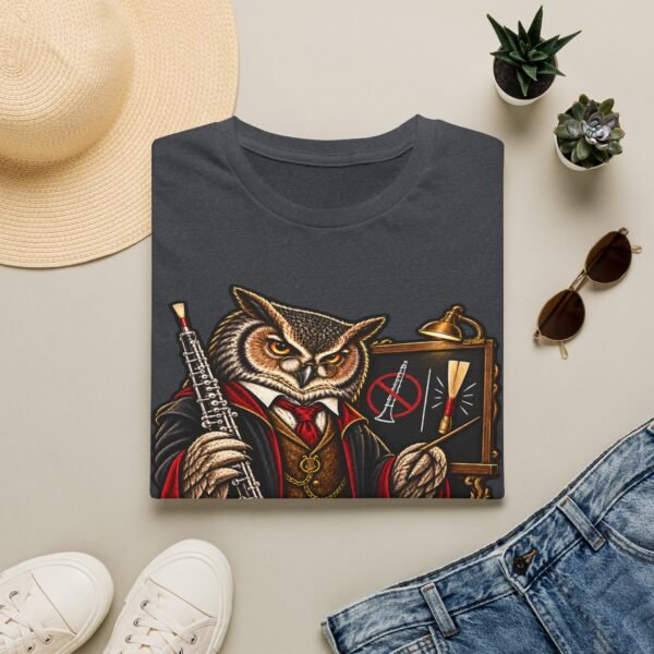 Owl Conductor T-Shirt — “Oboes Not Clarinets” Vintage Musician Tee
