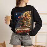 Sweatshirt — “Midnight Fridge Raid” Rat Graphic Crewneck