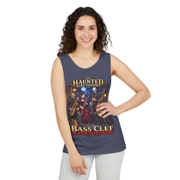 Haunted Wind Ensemble "Bass Clef After Midnight" Tank Top