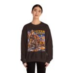 Titan Graveyard Crew Sweatshirt — Construction Equipment & Operator Graphic Crewneck