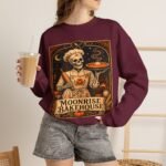 Moonrise Bakehouse Sweatshirt — Halloween Skeleton Baker Pullover