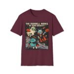 Halloween Alien Crew T‑Shirt — “The Doorbell Works in Zero Gravity” Retro Space Costume Tee