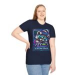 Midnight Cache Raid T‑Shirt — Neon Cyber Raccoon Graphic Tee