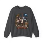 Graveyard Shift Besties Crewneck Sweatshirt — Cute Goth Friendship Graphic