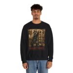 Night Shift Crewneck Sweatshirt — Vintage Bear Night Worker Graphic