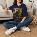 Night Shift Raccoon T-Shirt — Vintage Animal Illustration Tee