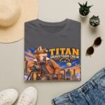 Titan Graveyard Crew T-Shirt — Retro Fox Pilot Graphic Tee