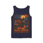 Night Courier Tank Top — Spooky Horseman Halloween Graphic Tank