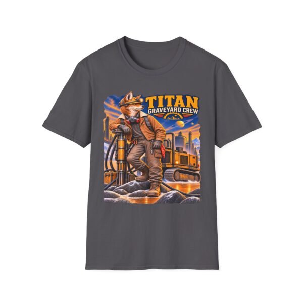 Titan Graveyard Crew T-Shirt — Retro Fox Pilot Graphic Tee
