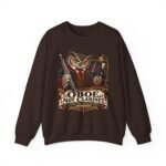 Clarinet Oboe Owl Crewneck Sweatshirt — “Oboe Not Clarinet” Vintage Music Teacher Gift