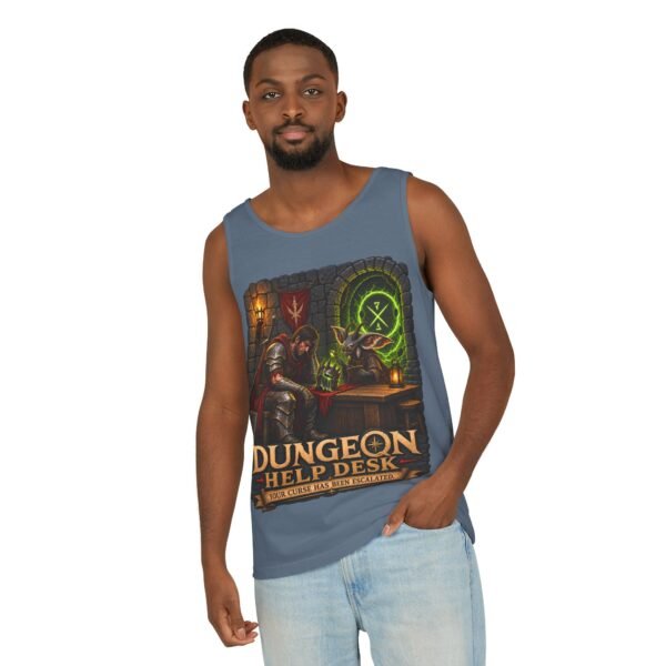 Dungeon Help Desk Tank Top — RPG Gamer Fantasy Graphic Tank