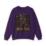 Bari-Sax Vintage Jazz Crewneck Sweatshirt