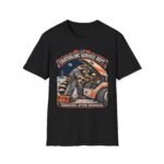 Craterline Service Dept. T-Shirt — Vintage Space Raccoon Mechanic Tee