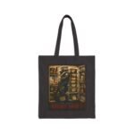 Night Shift Tote Bag — Vintage Pharmacist Apothecary Illustration Cotton Canvas Tote