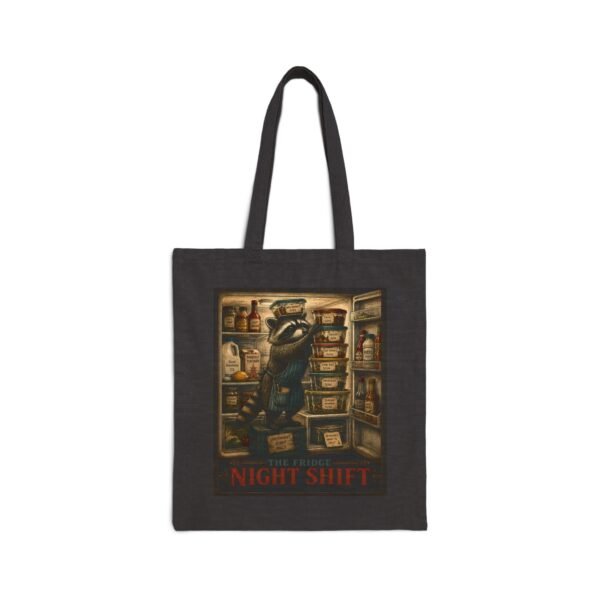 Night Shift Tote Bag — Vintage Pharmacist Apothecary Illustration Cotton Canvas Tote