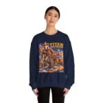 Titan Graveyard Crew Sweatshirt — Construction Equipment & Operator Graphic Crewneck