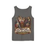 Clarinet Tank Top — "OBOE, Not Clarinet" Owl Musician Graphic Tank