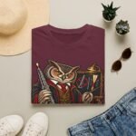 Owl Conductor T-Shirt — “Oboes Not Clarinets” Vintage Musician Tee