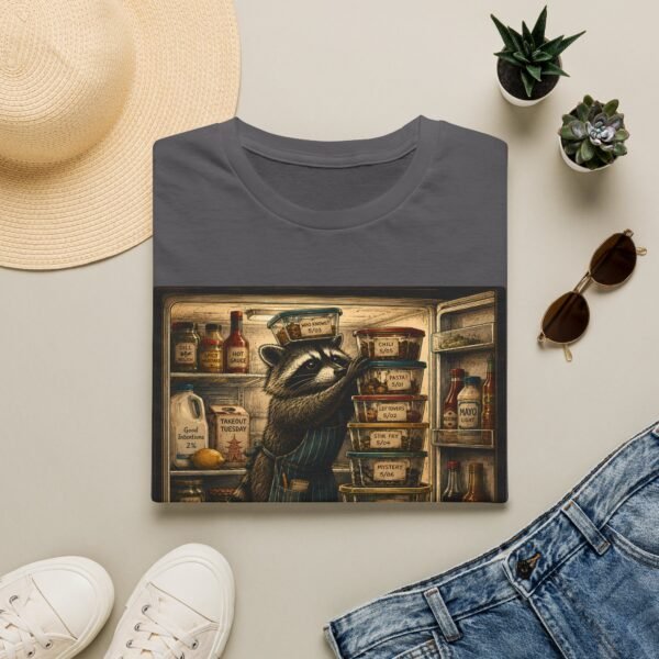 Night Shift Raccoon T-Shirt — Vintage Animal Illustration Tee