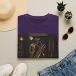 Bari-Sax Jazz T-Shirt — Vintage Haunted Jazzman Graphic Tee