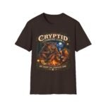 Cryptid Camping Club T-Shirt — Retro Bigfoot Sasquatch Camp Graphic Tee