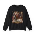 Clarinet Oboe Owl Crewneck Sweatshirt — “Oboe Not Clarinet” Vintage Music Teacher Gift