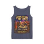 Interplanetary Pit Stop Tank Top — Retro Space Road Trip Graphic
