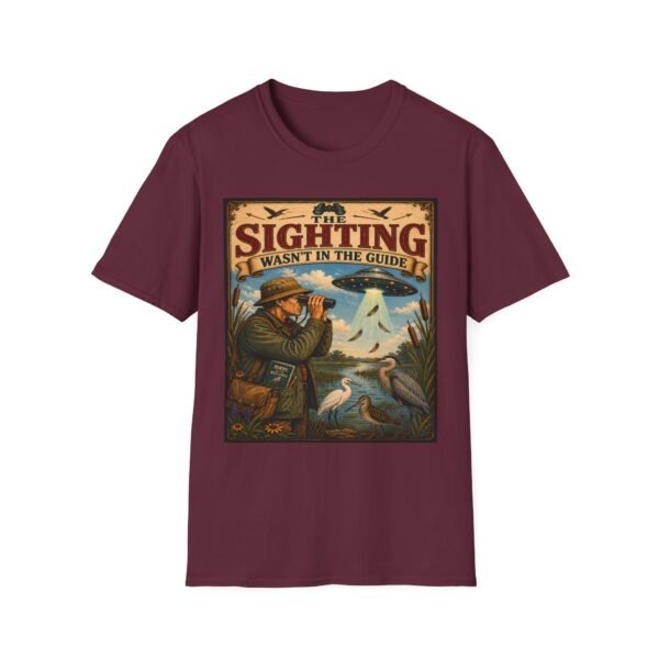 The Sighting Wasn’t in the Guide T-Shirt — Vintage UFO Adventure Tee