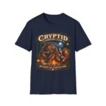 Cryptid Camping Club T-Shirt — Retro Bigfoot Sasquatch Camp Graphic Tee
