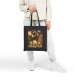 Tote Bag — 'Fridge Archaeologist' Raccoon Vintage Grocery Canvas Tote