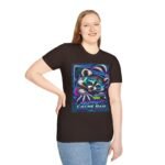 Midnight Cache Raid T‑Shirt — Neon Cyber Raccoon Graphic Tee