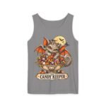 Candy Keeper Bat Tank Top — Cute Halloween Candy Bowl Graphic Tank