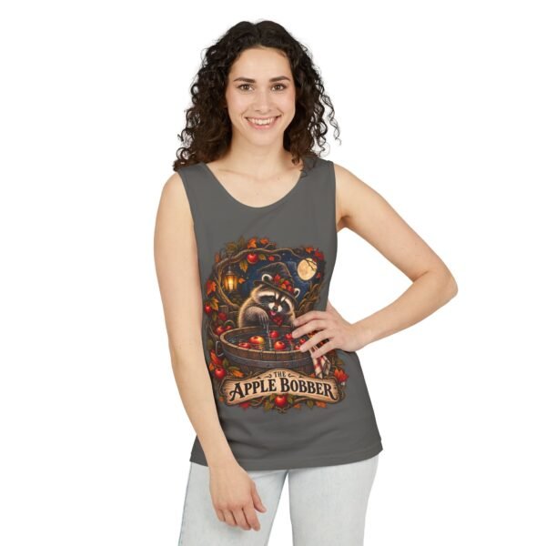 Tank Top — The Apple Bobber Raccoon Halloween Orchard Graphic