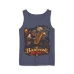 Baritone Beast Tank Top — Vintage Jazz Saxophone Musician Graphic