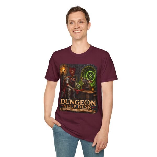 Dungeon Help Desk T-Shirt — Fantasy RPG Gaming Tee