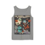 Alien Halloween Tank Top — “The Doorbell Works in Zero Gravity” Graphic
